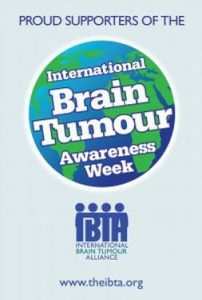 Proud supporters of the International Brain Tumour Awareness Week