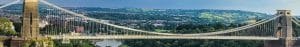 Bristol suspension bridge in the summer