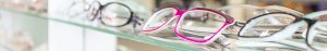 Shelf of reading glasses