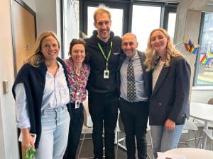 Clarke Willmott Climate Games 2026 Winning team from Manchester - Louise Rogers, Louise Goodwin, Stephen Green, John Flint and Harriet Atkin