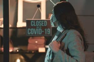 Store closed due to coronavirus outbreak