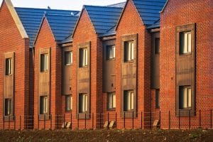 New build house development estate in england uk.